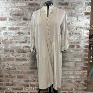 Tahari linen Dress Size S